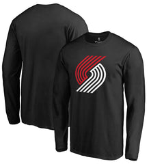 Portland Trail Blazers Fresh Primary Logo Long Sleeve T-Shirt On Sale