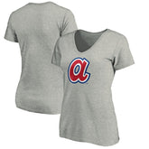 Atlanta Braves Women's Forbes V-Neck T-Shirt | MLB Online