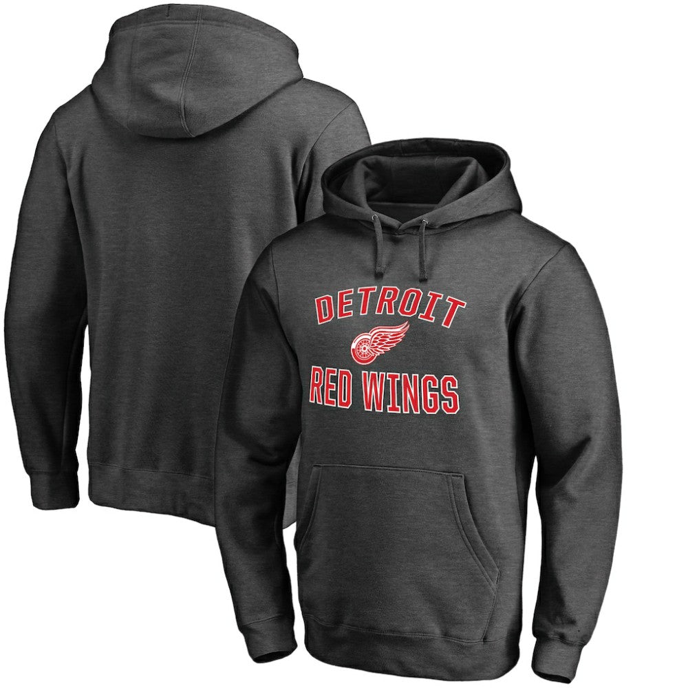 Detroit Red Wings Victory Arch Team Fitted Pullover Hoodie On Sale