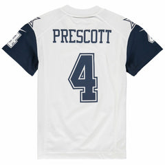 Dallas Cowboys Nike Dak Prescott Youth Color Rush Game Jersey