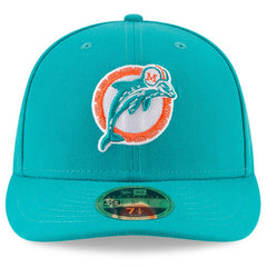 Miami Dolphins New Era Omaha Throwback Low Profile 59FIFTY Fitted Hat