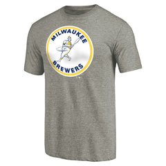 Milwaukee Brewers Cooperstown Collection Forbes Tri-Blend T-Shirt | MLB Shop
