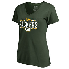 Green Bay Packers Women's Arriba V-Neck T-Shirt