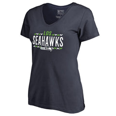 Seattle Seahawks Women's Arriba V-Neck T-Shirt