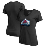 Colorado Avalanche Women's Midnight Mascot V-Neck T-Shirt On Sale