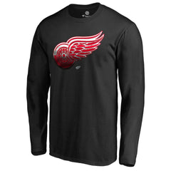 Detroit Red Wings Midnight Mascot Long Sleeve T-Shirt On Sale
