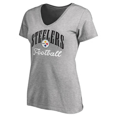 Pittsburgh Steelers Women's Victory Script V-Neck T-Shirt