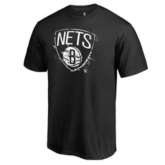 Brooklyn Nets Splatter Logo T-Shirt On Sale