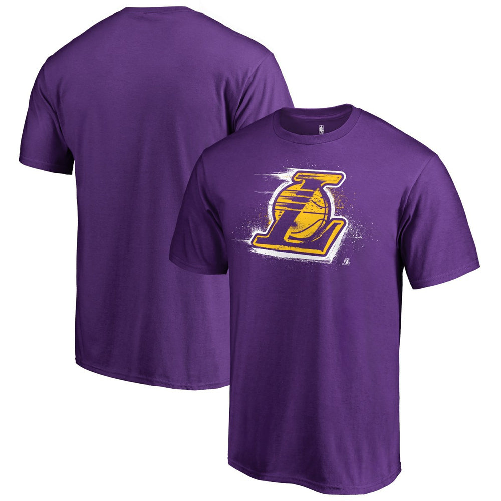Los Angeles Lakers Splatter Logo T-Shirt Online