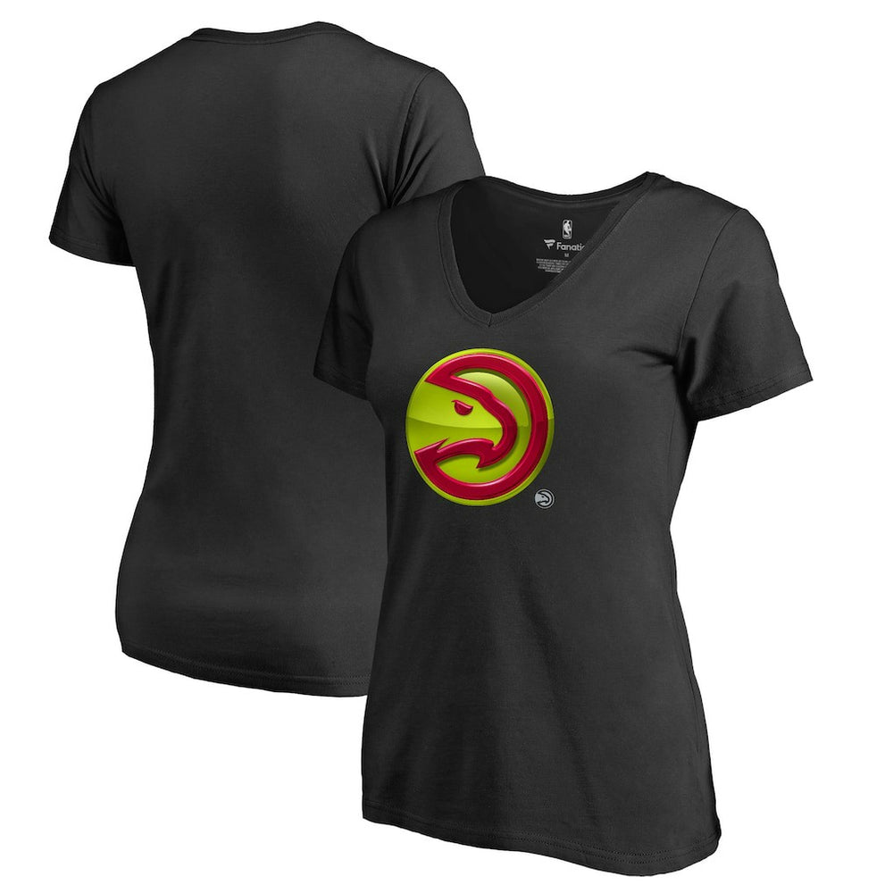 Atlanta Hawks Women's Midnight Mascot V-Neck T-Shirt Online