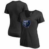 Memphis Grizzlies Women's Midnight Mascot V-Neck T-Shirt On Sale