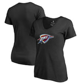 Oklahoma City Thunder Women's Midnight Mascot V-Neck T-Shirt Outlet