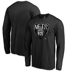 Brooklyn Nets Midnight Mascot Long Sleeve T-Shirt Online