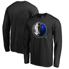 Dallas Mavericks Midnight Mascot Long Sleeve T-Shirt sale Online