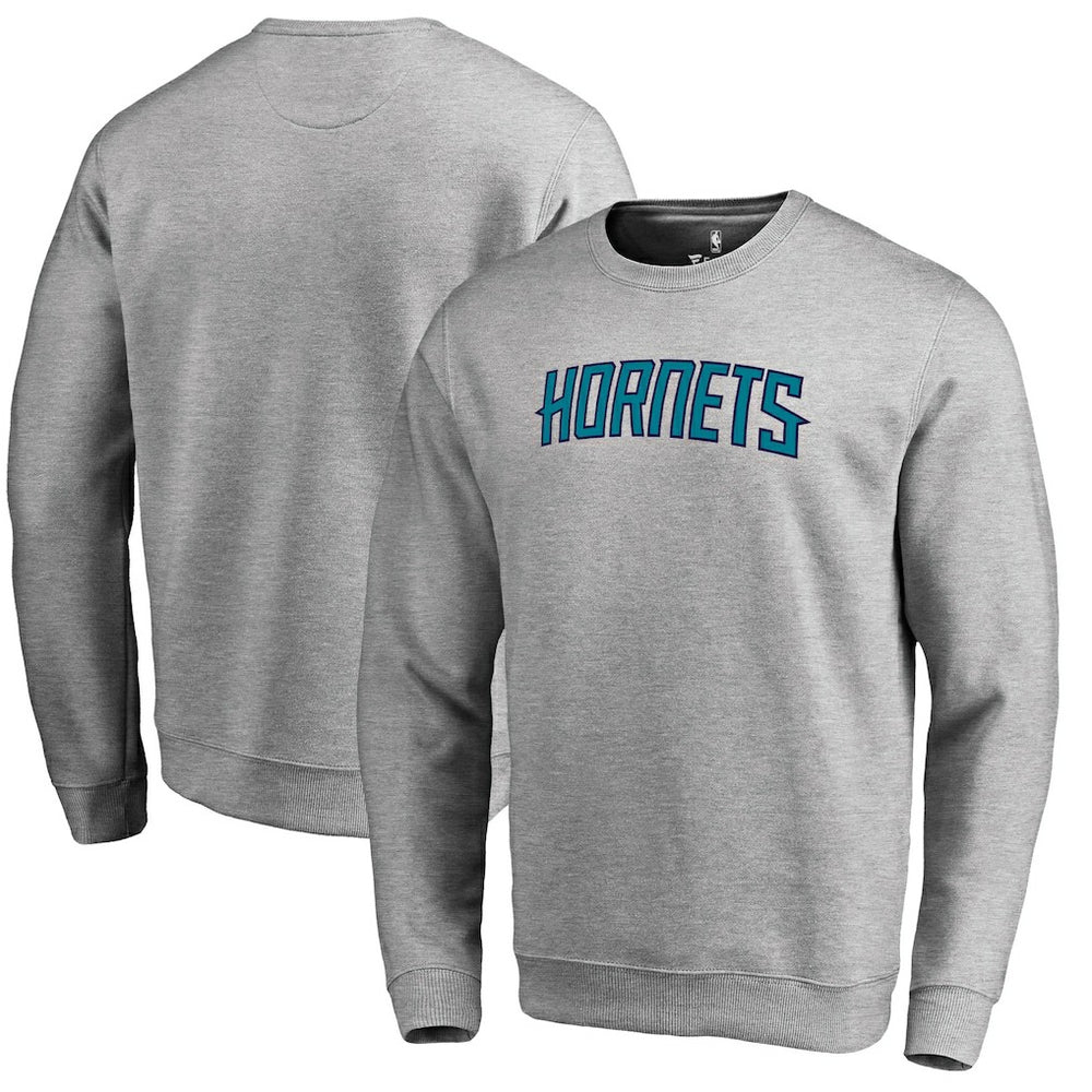 Charlotte Hornets Wordmark Pullover Sweatshirt New