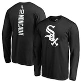 Yoan Moncada Chicago White Sox Backer Long Sleeve T-Shirt | MLB On Sale