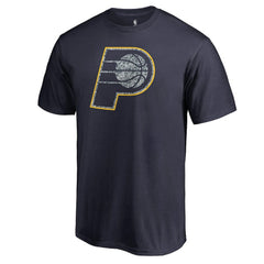 Indiana Pacers Static Logo T-Shirt New