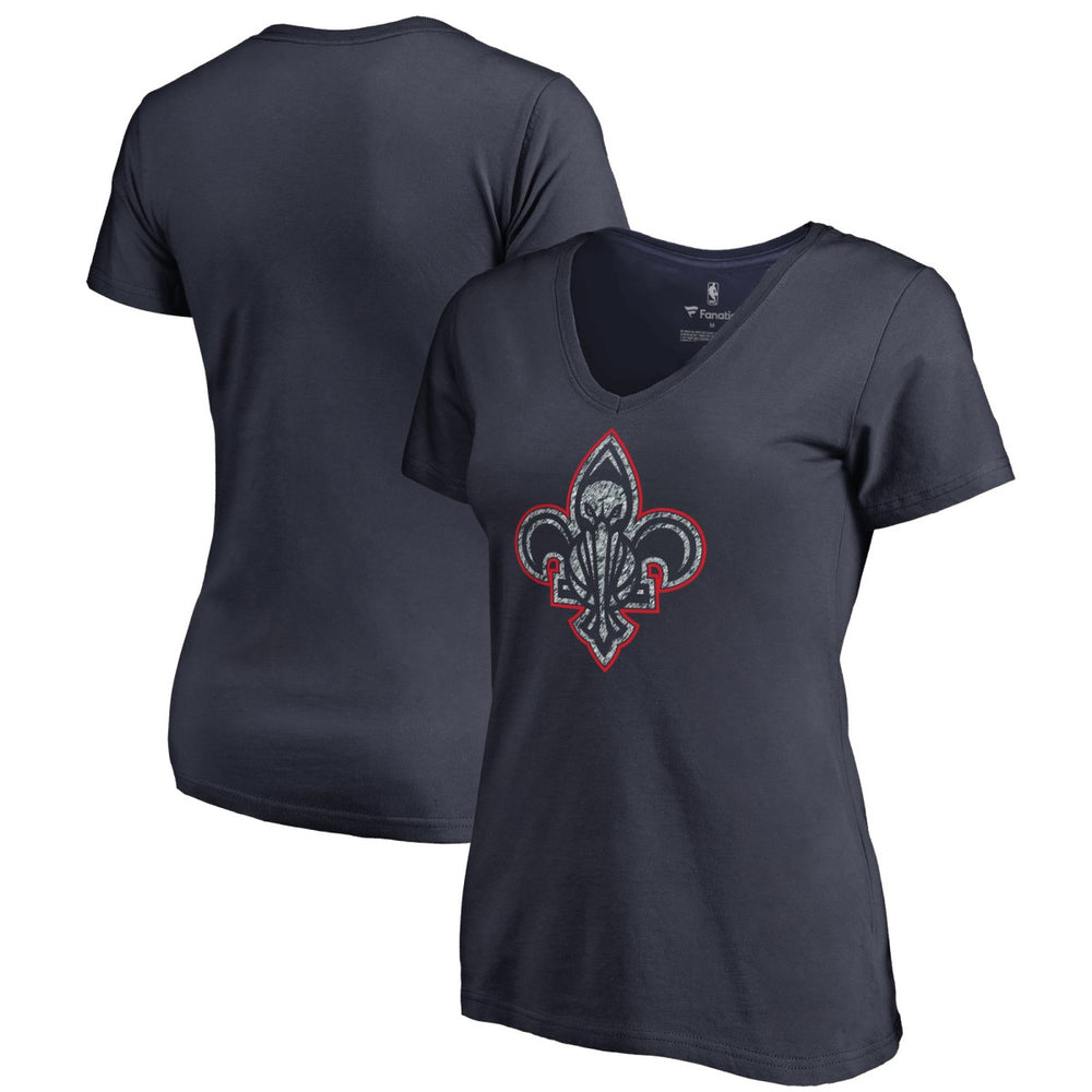 New Orleans Pelicans Women's Static Logo V-Neck T-Shirt Discount