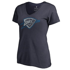Oklahoma City Thunder Women's Static Logo V-Neck T-Shirt Discount