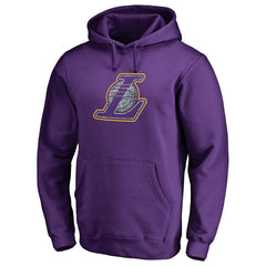 Los Angeles Lakers Static Logo Pullover Hoodie New