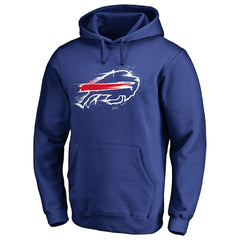 Buffalo Bills Splatter Logo Pullover Hoodie