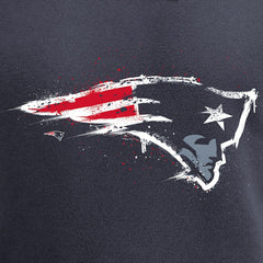 New England Patriots Splatter Logo Pullover Hoodie