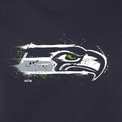 Seattle Seahawks Splatter Logo Pullover Hoodie