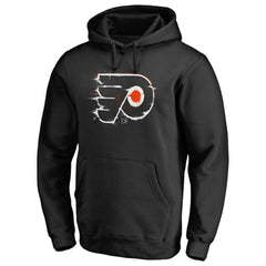 Philadelphia Flyers Splatter Logo Pullover Hoodie Online