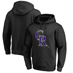 Colorado Rockies Splatter Logo Pullover Hoodie | MLB New