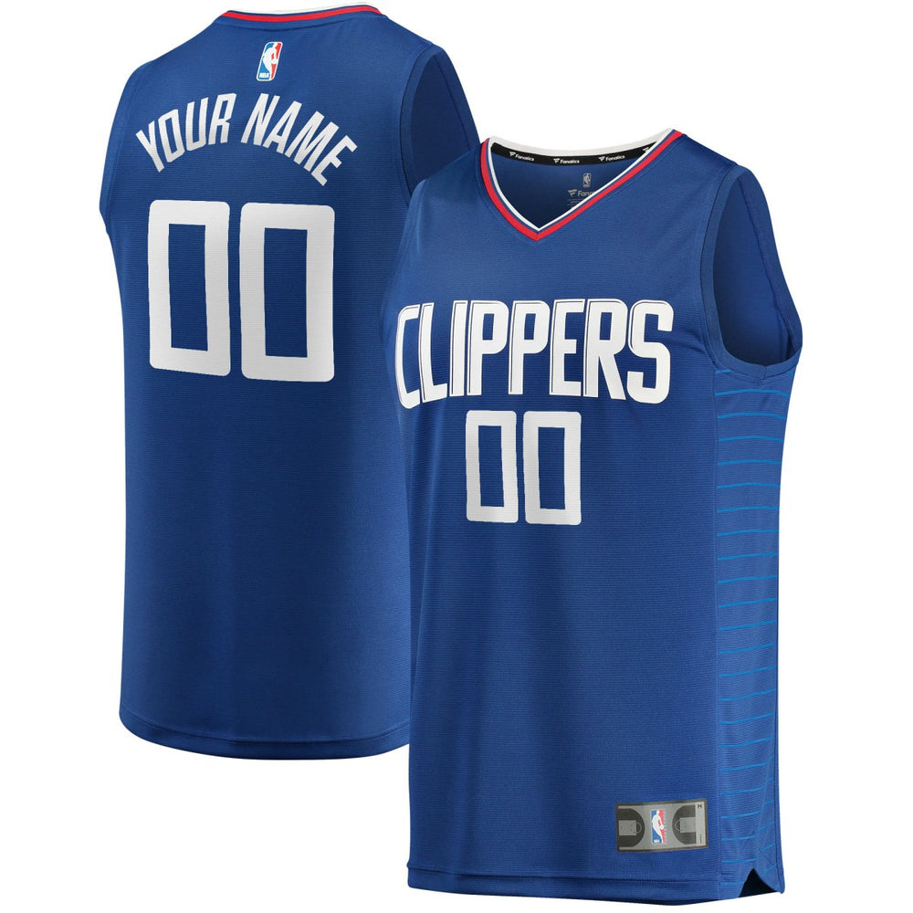 LA Clippers Fast Break Custom Replica Jersey Royal Online