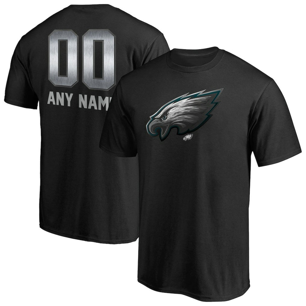 Philadelphia Eagles Personalized Midnight Mascot T-Shirt