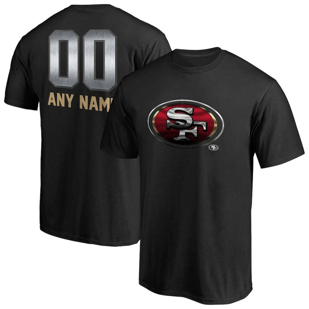 San Francisco 49ers Personalized Midnight Mascot T-Shirt