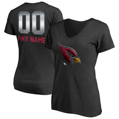 Arizona Cardinals Women's Personalized Midnight Mascot T-Shirt