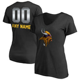 Minnesota Vikings Women's Personalized Midnight Mascot T-Shirt