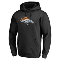 Denver Broncos Personalized Midnight Mascot Pullover Hoodie