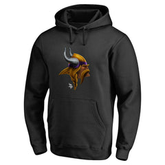 Minnesota Vikings Personalized Midnight Mascot Pullover Hoodie
