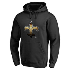 New Orleans Saints Personalized Midnight Mascot Pullover Hoodie