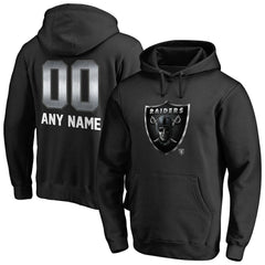 Las Vegas Raiders Personalized Midnight Mascot Pullover Hoodie