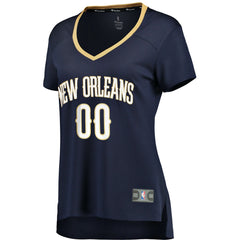 New Orleans Pelicans Women's Fast Break Custom Jersey Navy For Sale