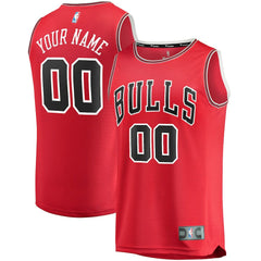 Chicago Bulls Youth Fast Break Custom Replica Jersey Red sale Online