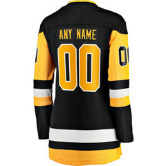 Pittsburgh Penguins Fanatics Women's Home Breakaway Custom Jersey Discount