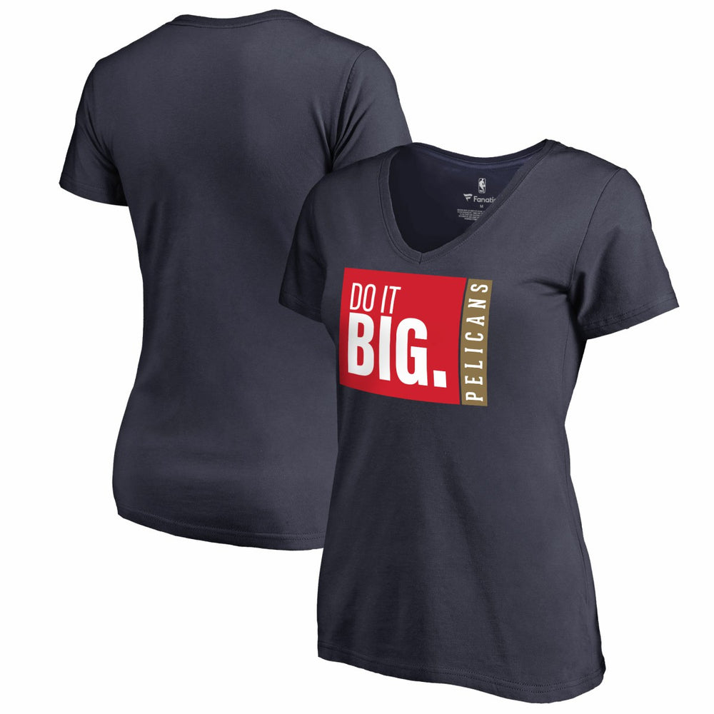New Orleans Pelicans Women's Do It Big V-Neck T-Shirt New