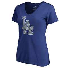 Los Angeles Dodgers Women's Static Logo V-Neck T-Shirt | MLB Sale