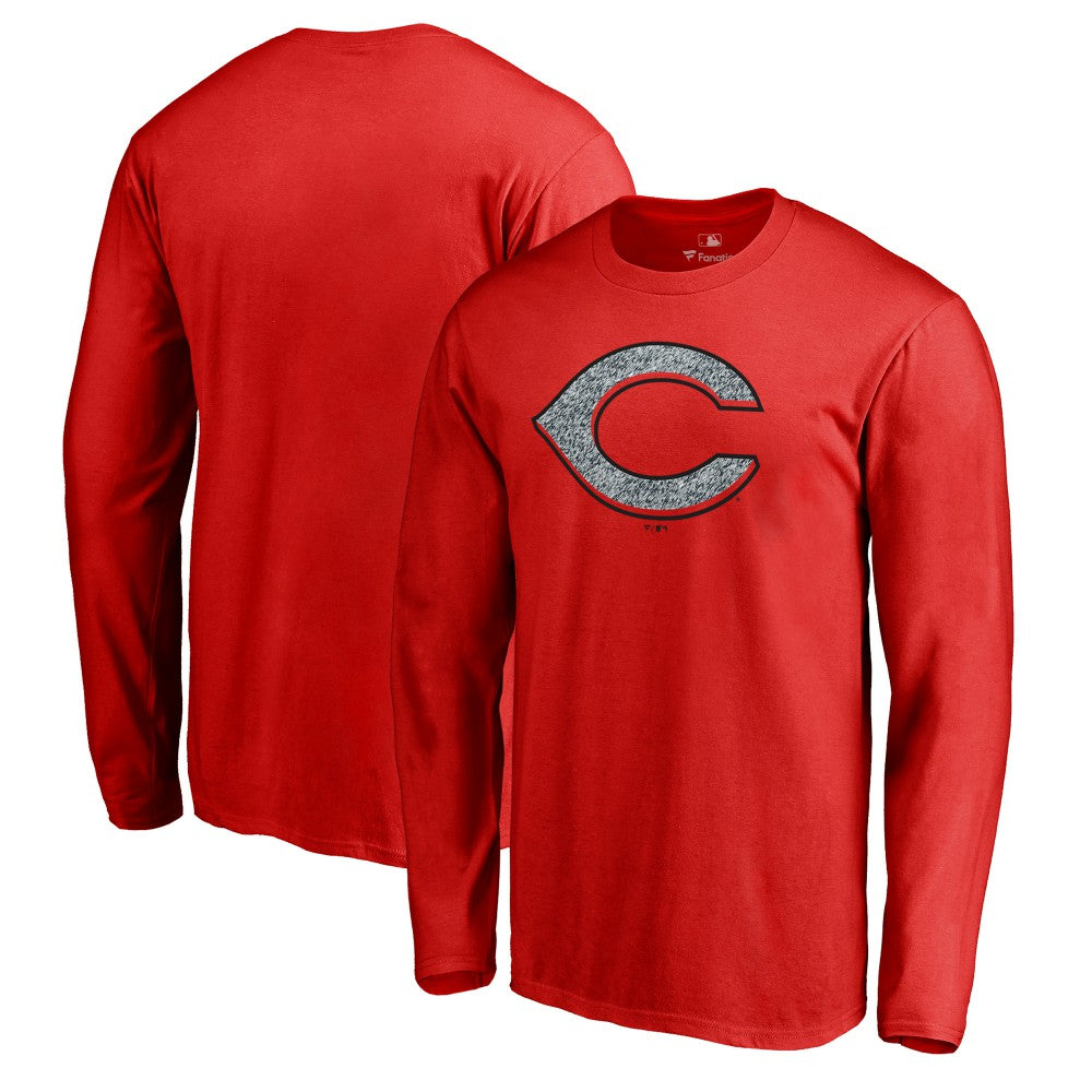 Cincinnati Reds Static Logo Long Sleeve T-Shirt | MLB On Sale