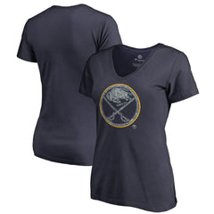 Buffalo Sabres Women's Static Logo V-Neck T-Shirt On Sale