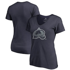 Colorado Avalanche Women's Static Logo V-Neck T-Shirt Discount