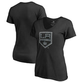 Los Angeles Kings Women's Static Logo V-Neck T-Shirt Discount