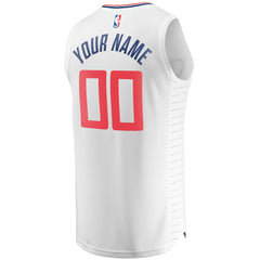 LA Clippers Youth Fast Break Custom Replica Jersey White Online