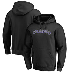 Colorado Rockies Official Wordmark Fitted Pullover Hoodie | MLB Shop