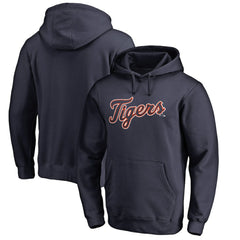 Detroit Tigers Official Wordmark Fitted Pullover Hoodie | MLB Near me